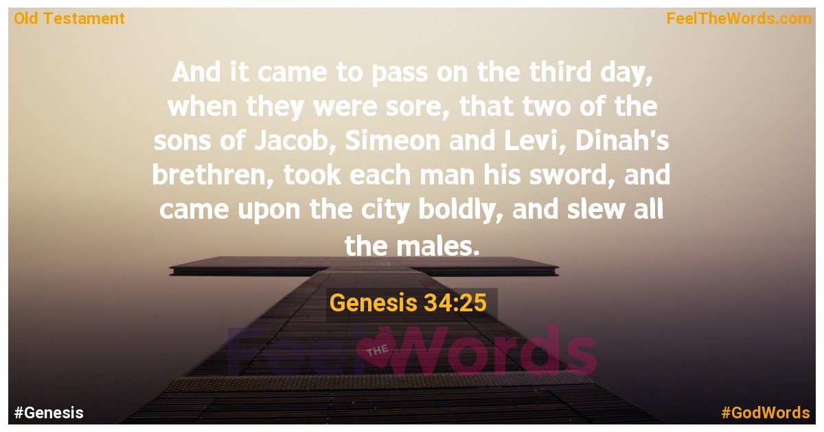 Genesis 34:25