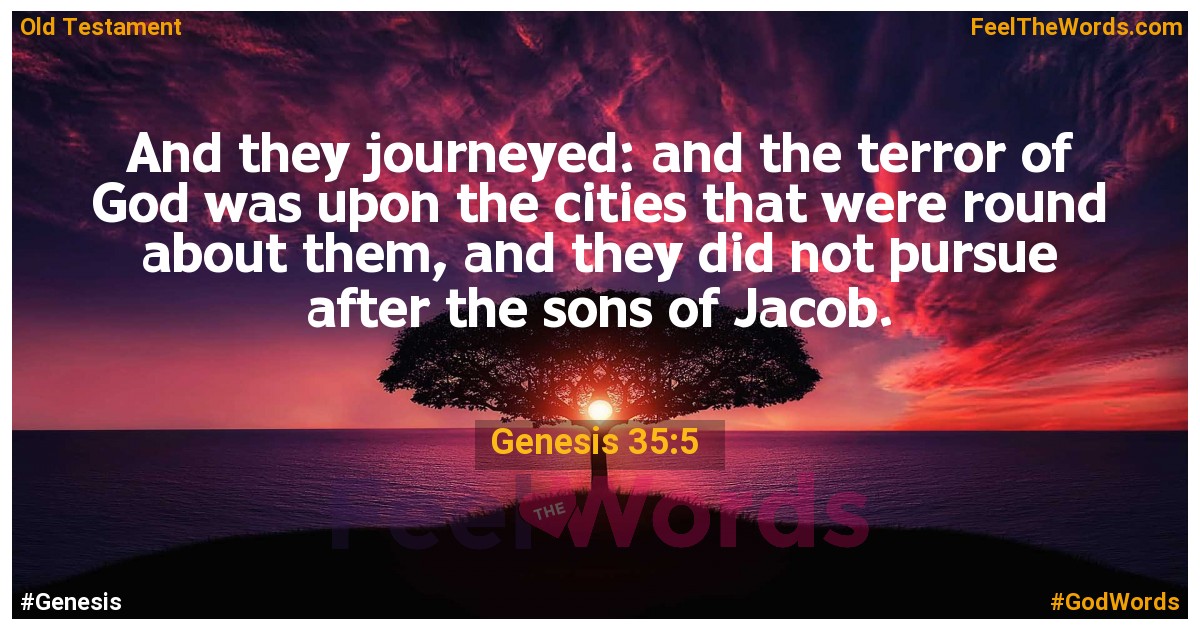 Genesis 35:5